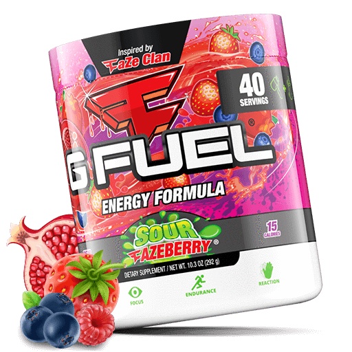 G fuel SOUR FAZEBERRY (40 Servings) Elite Energy and Endurance Formula