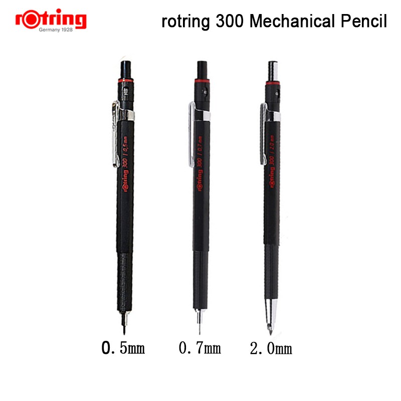 Rotring 300 0.5mm/0.7mm/2.0mm Automatic Mechanical pencil Plastic body