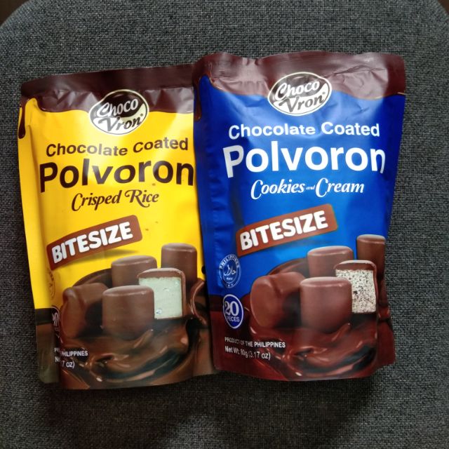 Choco Vron Chocolate Coated Polvoron Shopee Philippines