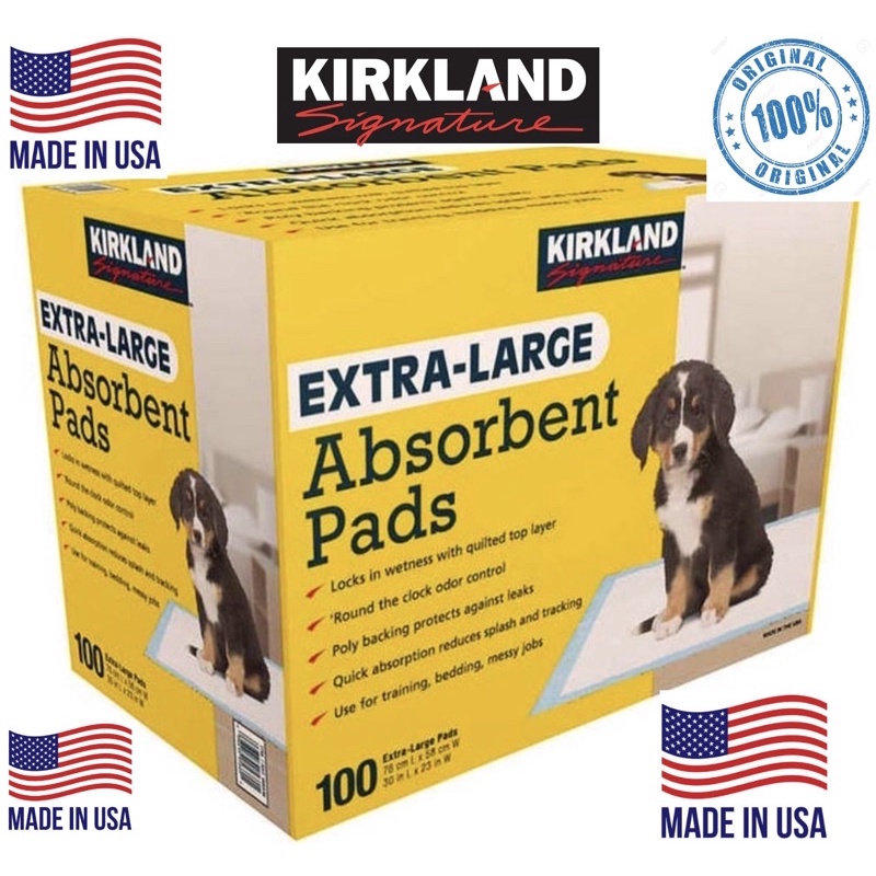 KirkLand 🇺🇸 🇺🇸 Dog Pads Extra Large 100pcs Shopee Philippines