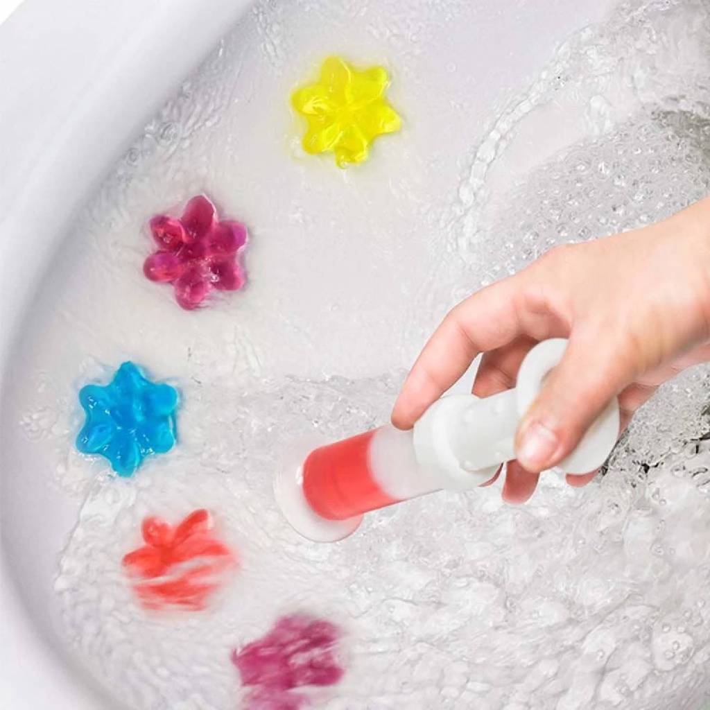 CZC Natural Fragrance Deodorant Toilet Flower Gel Freshener Toilet/Sink