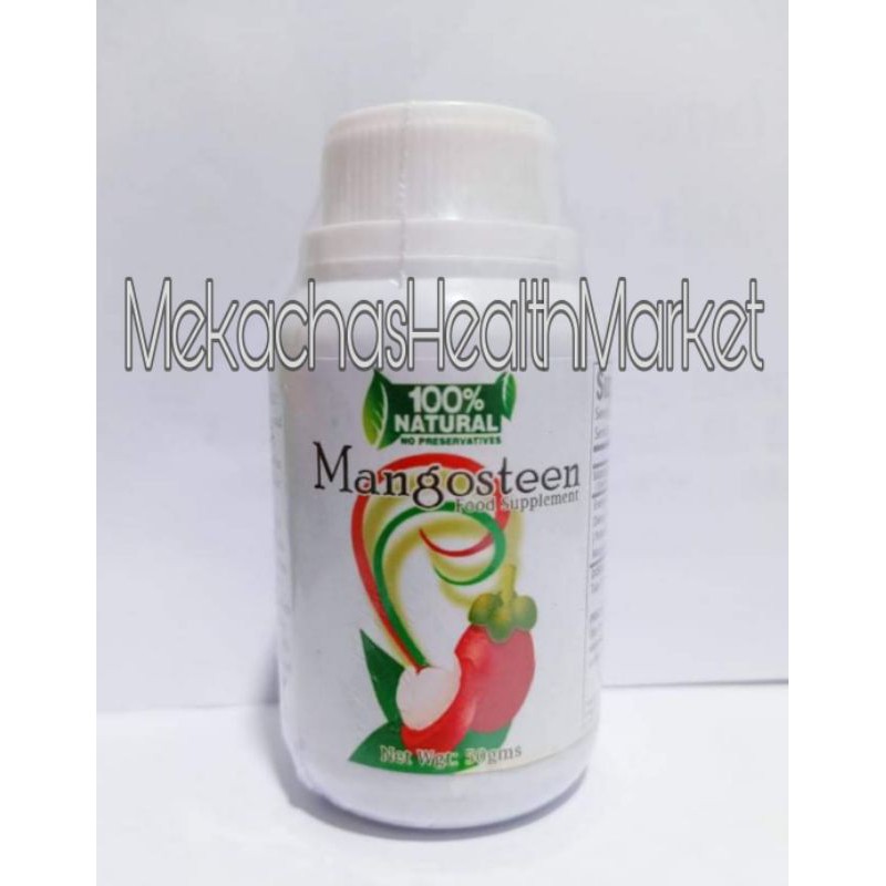 Mangosteen Capsule Natural Herb 100 Capsules X 500mg Shopee Philippines