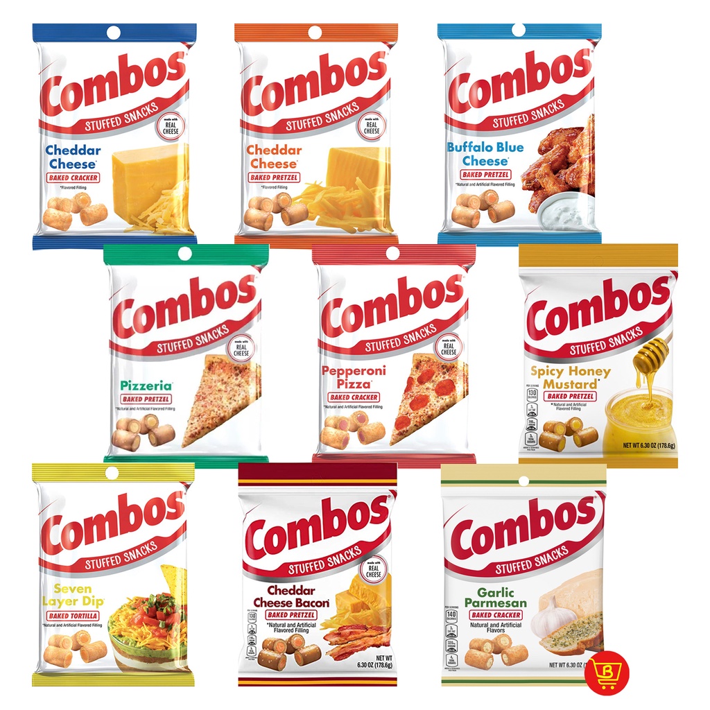 COMBOS Stuffed Snacks 178.6g (Different Flavors Available) Shopee