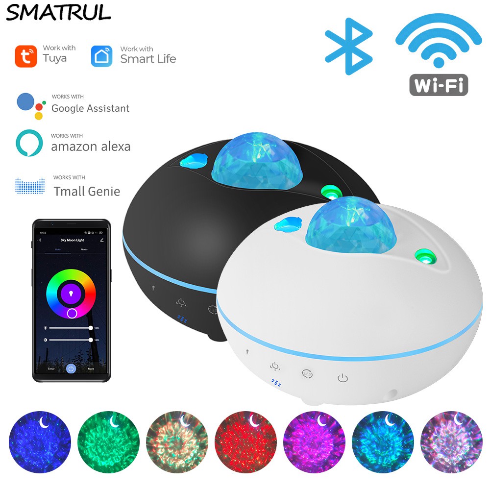SMATRUL Tuya Smart Star Projector WiFi Laser Starry Sky Projector