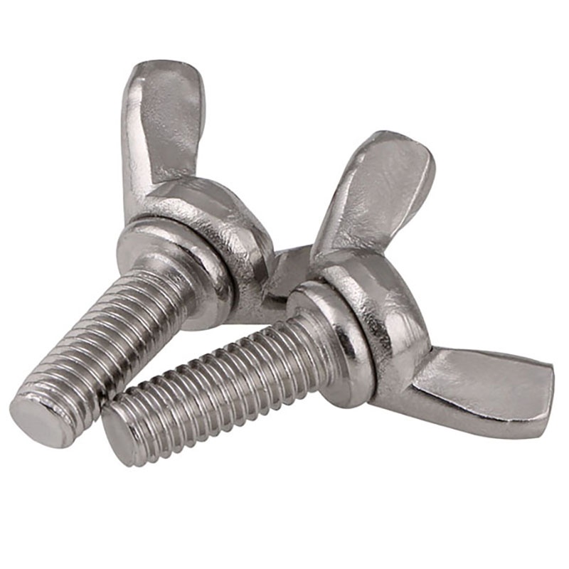 Thumb Wing Screw A2 Stainless Butterfly Bolts M5 M6 Hand Twist Bolt