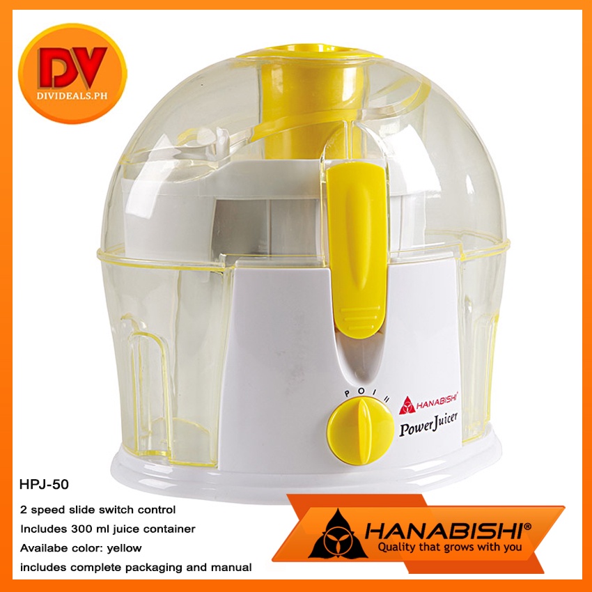 Hanabishi HPJ50 Juicer Shopee Philippines