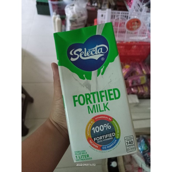 SELECTA FORTIFIED MILK 1L Shopee Philippines