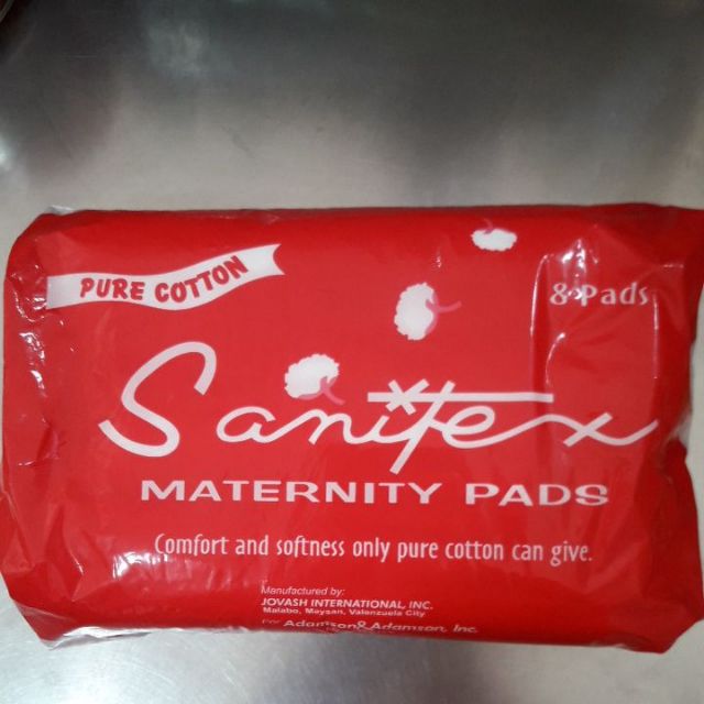 Sanitex maternity pad (8pads) Shopee Philippines