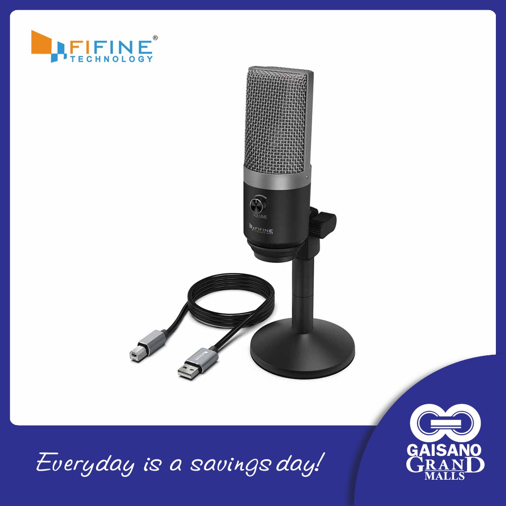 Fifine K670 662 Professional Usb Condenser Microphone With Headphone 3