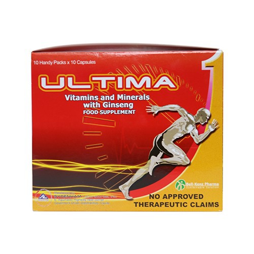ULTIMA Vitamins + Minerals with Ginseng Shopee Philippines
