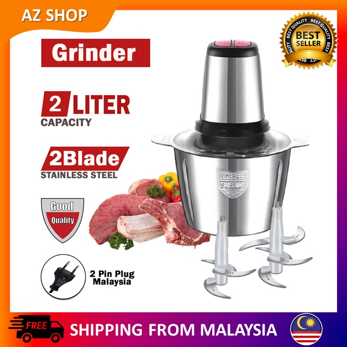 QBGf Malaysia] Meat Grinder Stainless Steel Automatic Electric