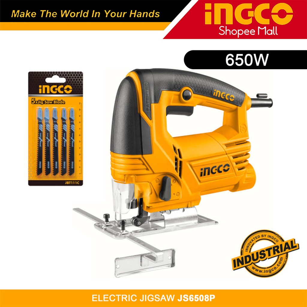 Ingco JS6508 JS6508P Industrial Electric Jigsaw / Jig Saw 650W with