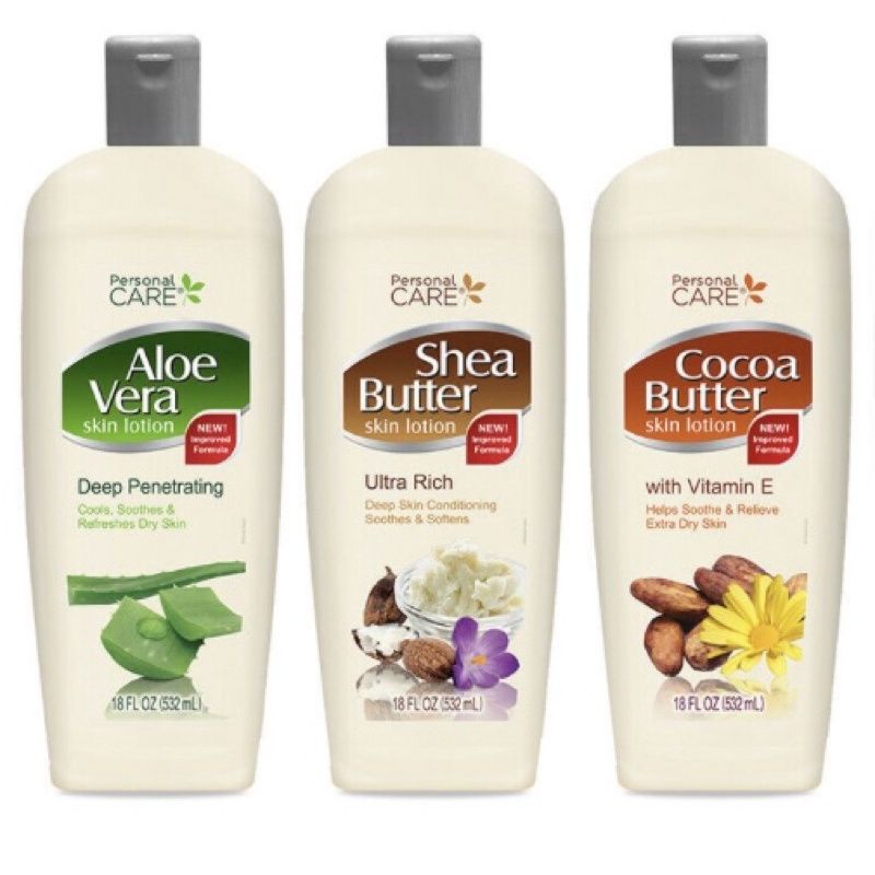 Personal Care skin moisturizing body Lotion Aloe vera and Cocoa butter