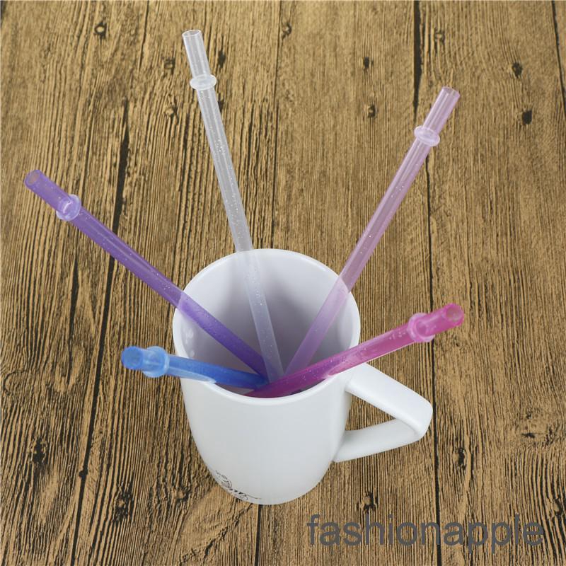 25Pcs Reusable Colorful Hard Plastic Stripe Drinking Straw Clean Wedding Shopee Philippines