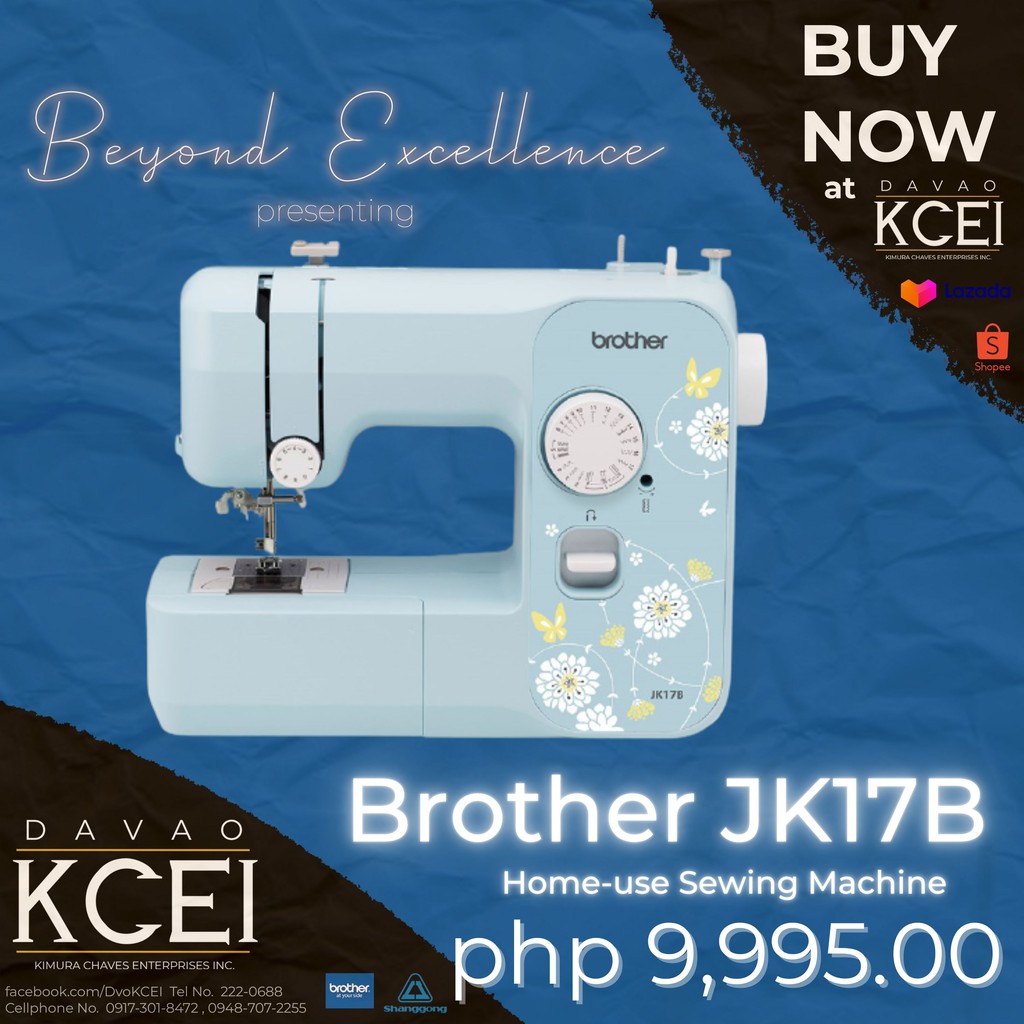Brother JK17B Homeuse Sewing Machine Shopee Philippines