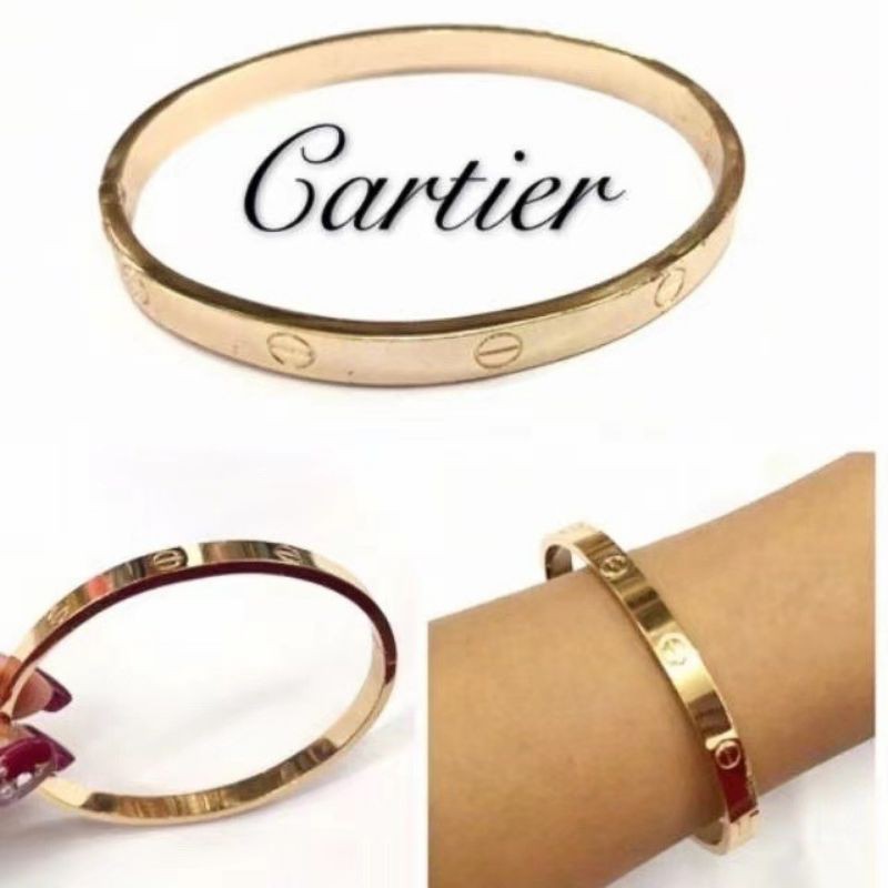 STAINLESS CARTIER BANGLES FASHION BANGLES Shopee Philippines