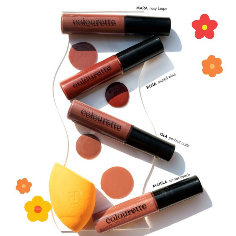 Colourette Colourtint Rosa, Mara, Manila, and Isla (Long Lasting Matte