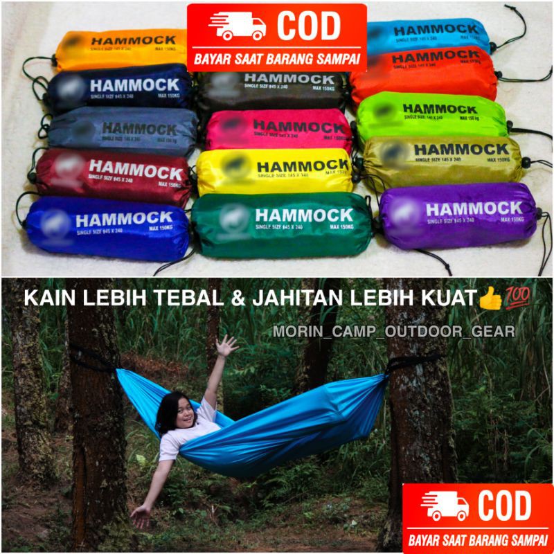 145 x 245cm 150kg Hammock for Camping Outdoor Shopee Philippines