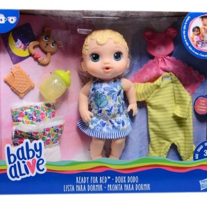 Baby Alive Ready for Bed Doll with Accessories Shopee Philippines