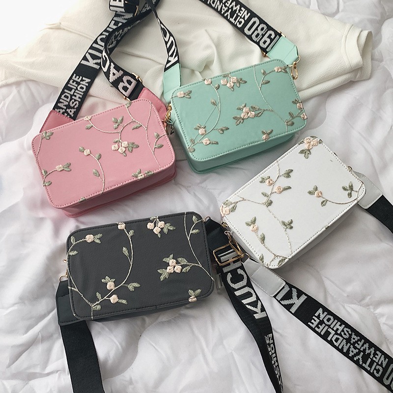lucky 7 Korean Flower Cute Lace Sling Bags Women Bag Shopee Philippines