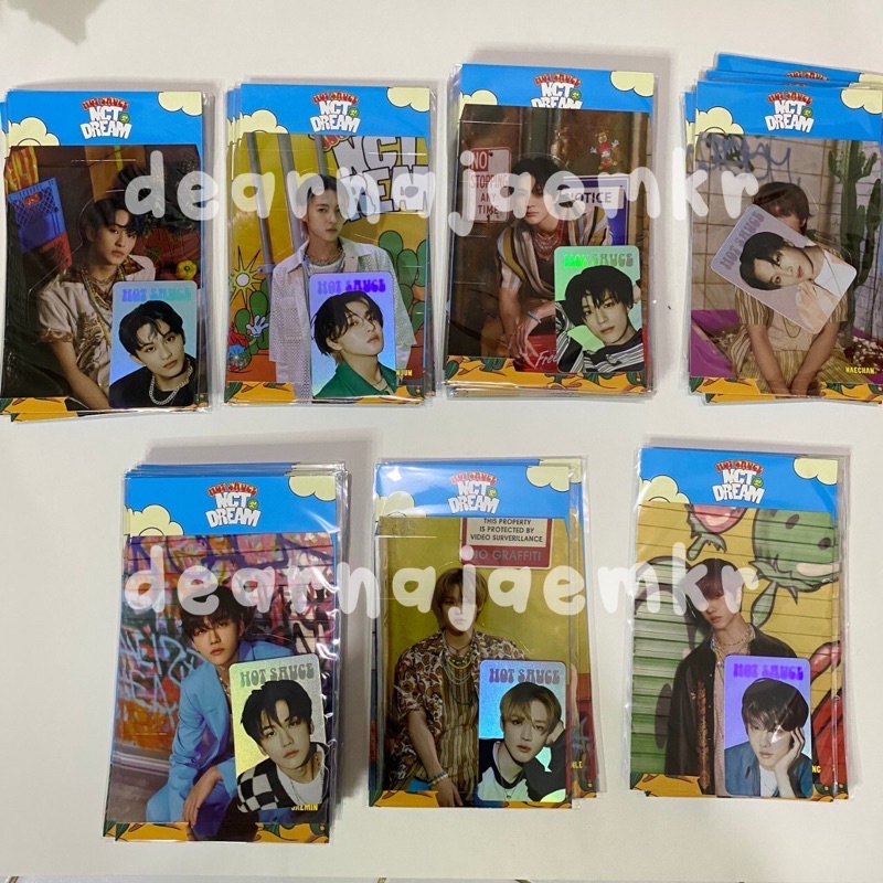 Nct DREAM STANDEE HOLOGRAM PHOTOCARD HOT SAUCE SET Shopee Philippines