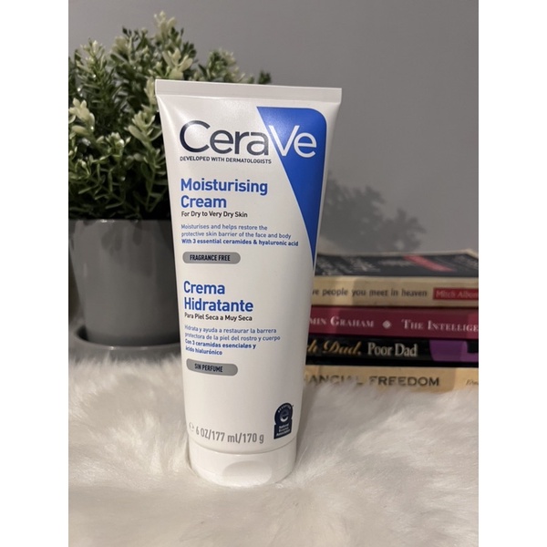CeraVe Moisturizing Cream Dry to Very Dry Skin 170g Shopee Philippines