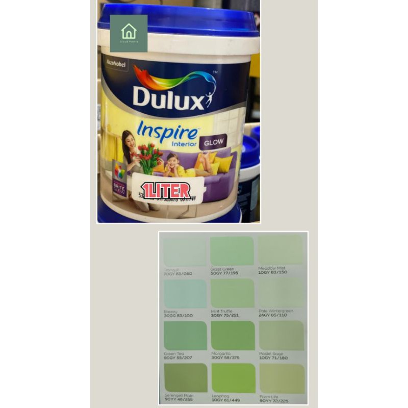 Dulux Inspire Glow 1 Liter (Cat Inner Shinning) Shopee Philippines