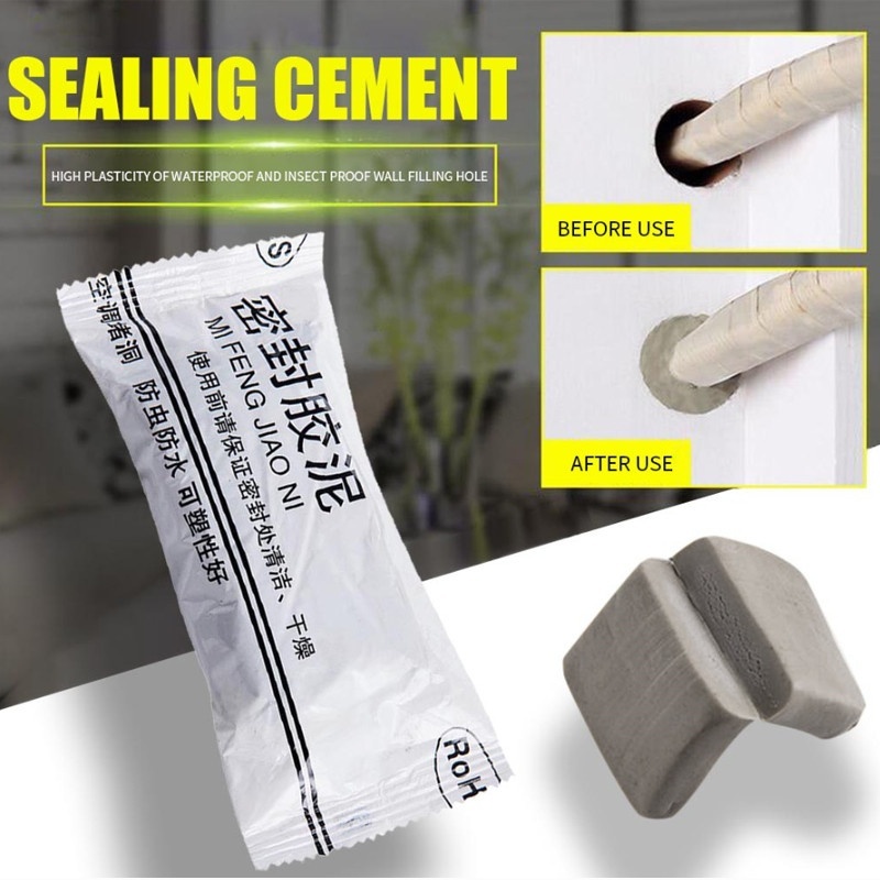 Wall Hole Sealant Strong Adhesive DIY Plasticine Sealant Clay Air Conditioning Hole Repair Cream