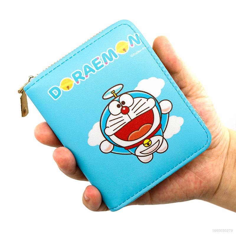 NS3 New Doraemon coin purse cute cartoon jingle cat card holder men and