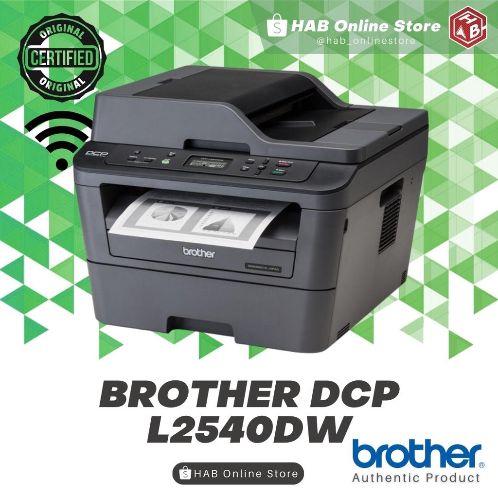 Brother DCP L2540dw or L2550dw Laser MultiFunction Print Scan