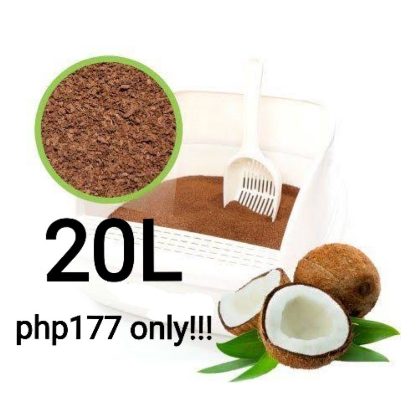 20Liters flushable reusable cat litter sand all natural Shopee