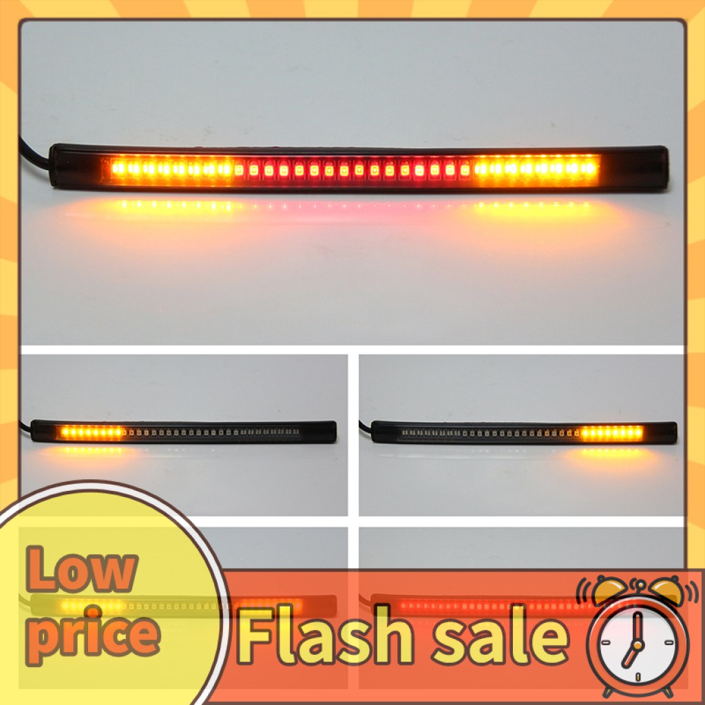 Zs01-Ph Ip68 Waterproof Motorcycle Brake Taillight 48Led Turn Signal Lamp Multi-Purpose Motorbike Led Strip Super Bright Car Stop Strip Light Warning Motorcycle Led Bar | Shopee Philippines