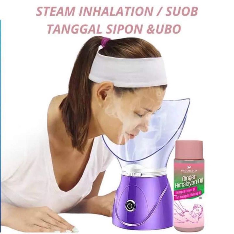 SUOB FACIAL STEAMER ESSENTIAL KIT WITH FBP GINGER HIMALAYAN OIL BUNDLE