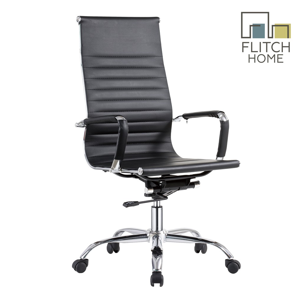 Flitch Home FH7900 Faux Leather High Back Executive Office Chair