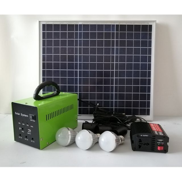AC/DC Portable Solar Generator 300W Peak Output 150W Inverter LiFePO4