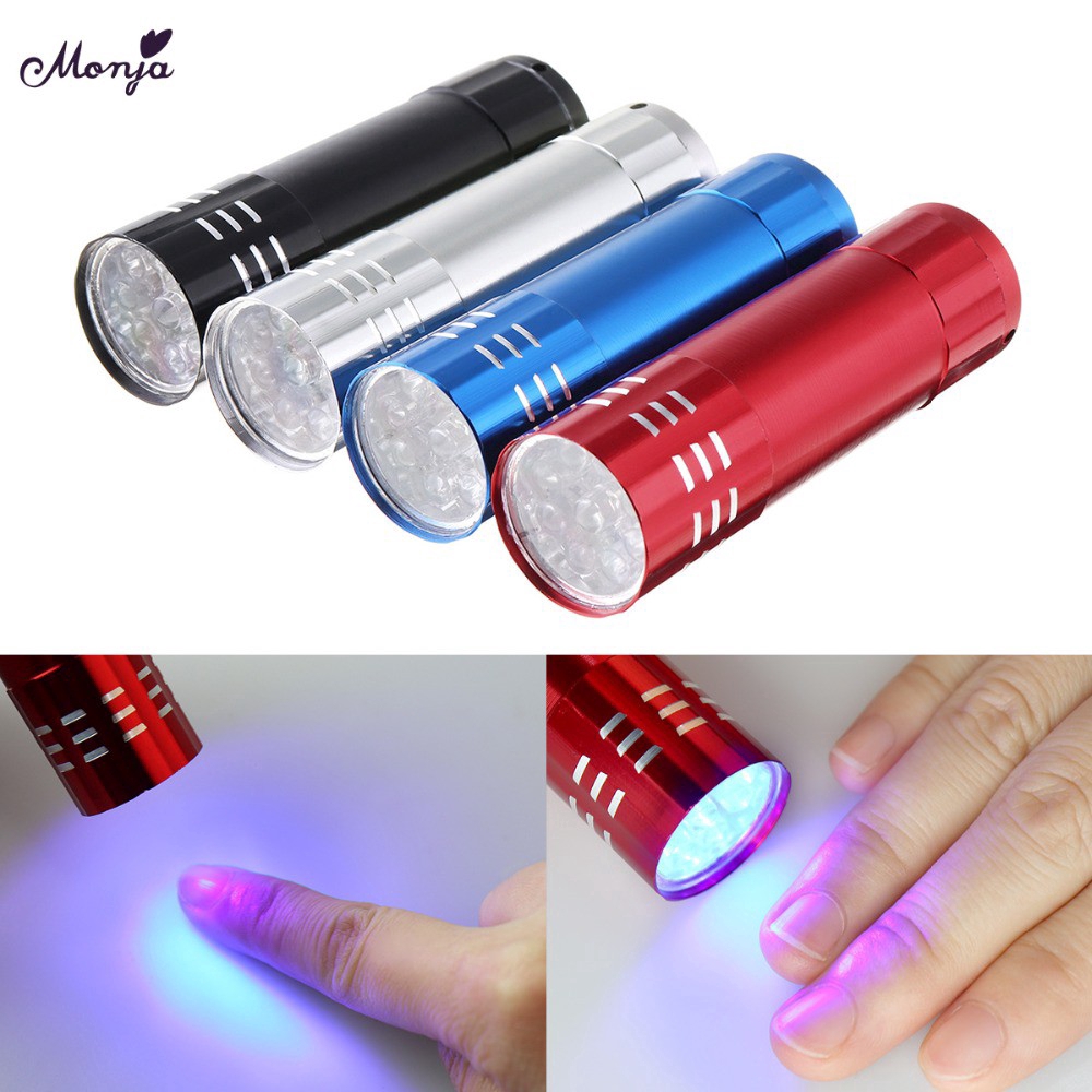 Mini Flashlight UV Lamp LED Light For Nail Gel Polish Dryer Curing Nail