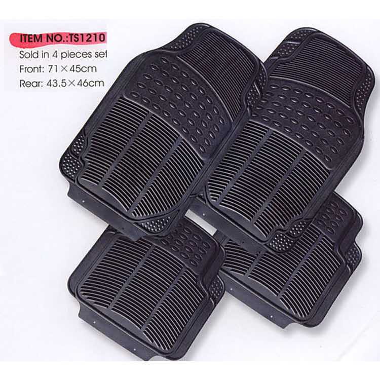 SHOPP INN Rubberized Premium universal floor guard car mats 4pcs set