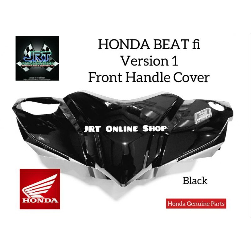 Honda Beat fi Version 1 Front Handle Cover Black Shopee Philippines