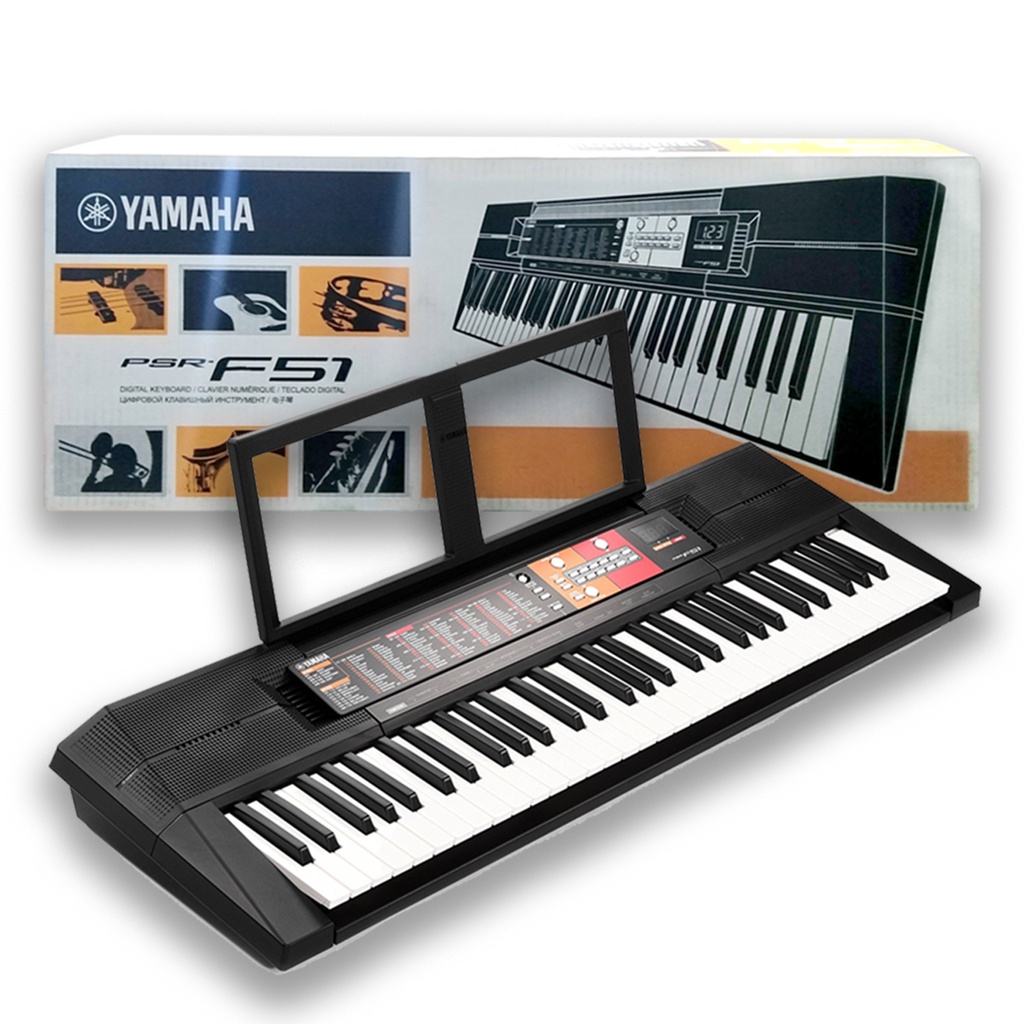 Yamaha (PSRF51) [61KEYS] HighQuality Digital Piano Keyboard (builtin