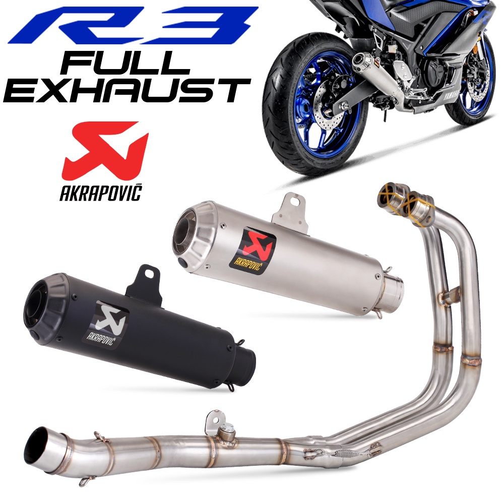 Motorcycle Yamaha YZF R3 Exhaust Pipe muffler Shopee Philippines