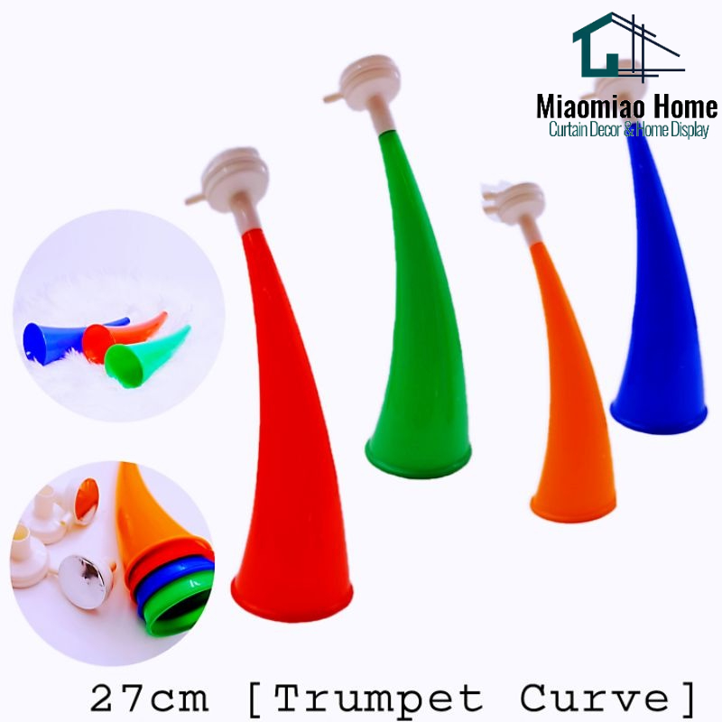 Plastic Trumpet For Kids and Adult Curve Shape 24cm Torotot Toys Horn