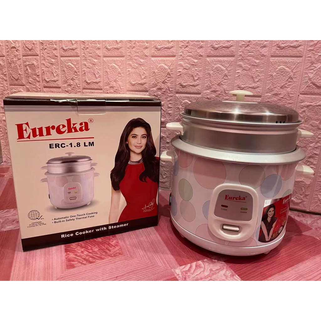 EUREKA RICE COOKER ERC1.8L/ERC1.8LM[W/ STEAMER] Shopee Philippines
