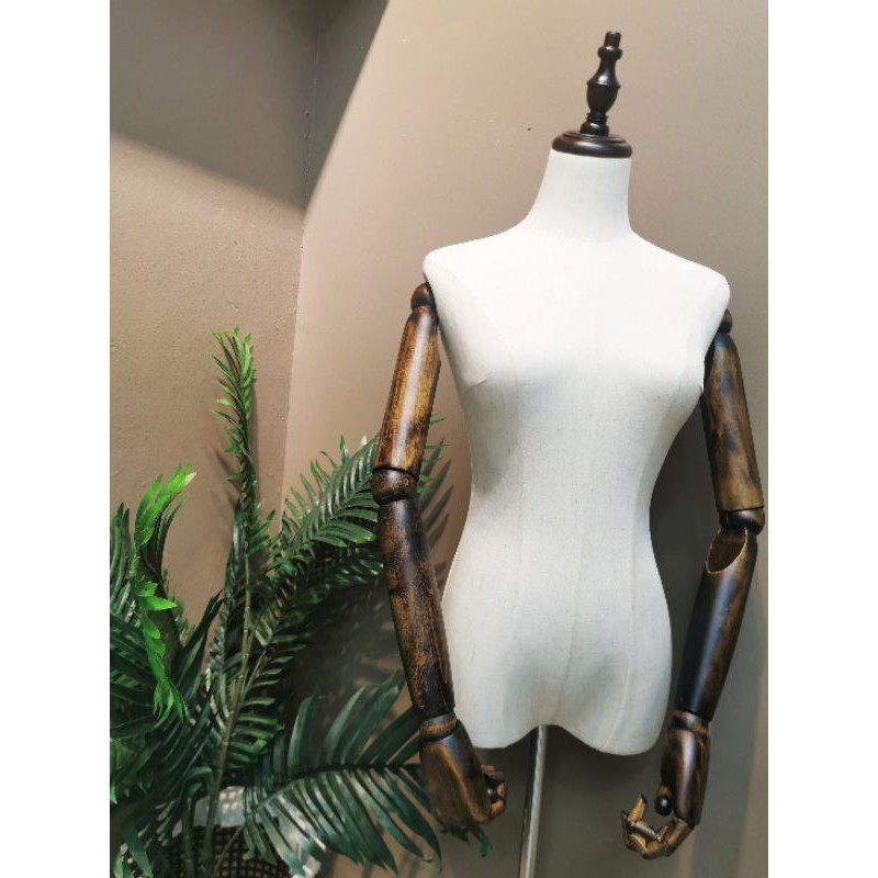 Patung Mannequin Female Half Body With Arms Hand For Clothes Garment