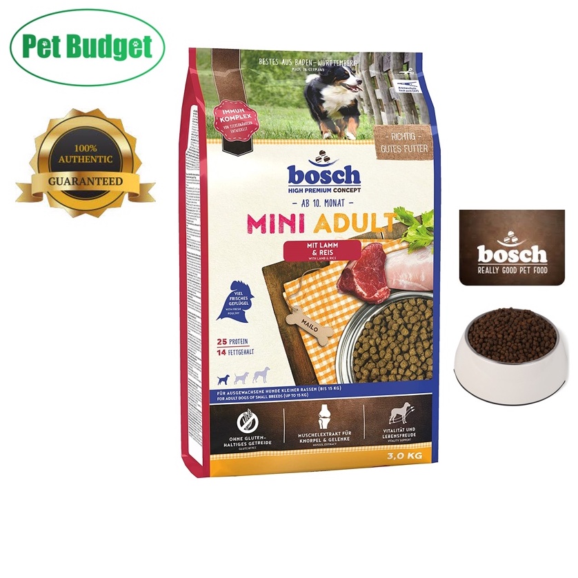 bosch HIGH PREMIUM CONCEPT MINI ADULT with Lamb and Rice Dry Dog Food