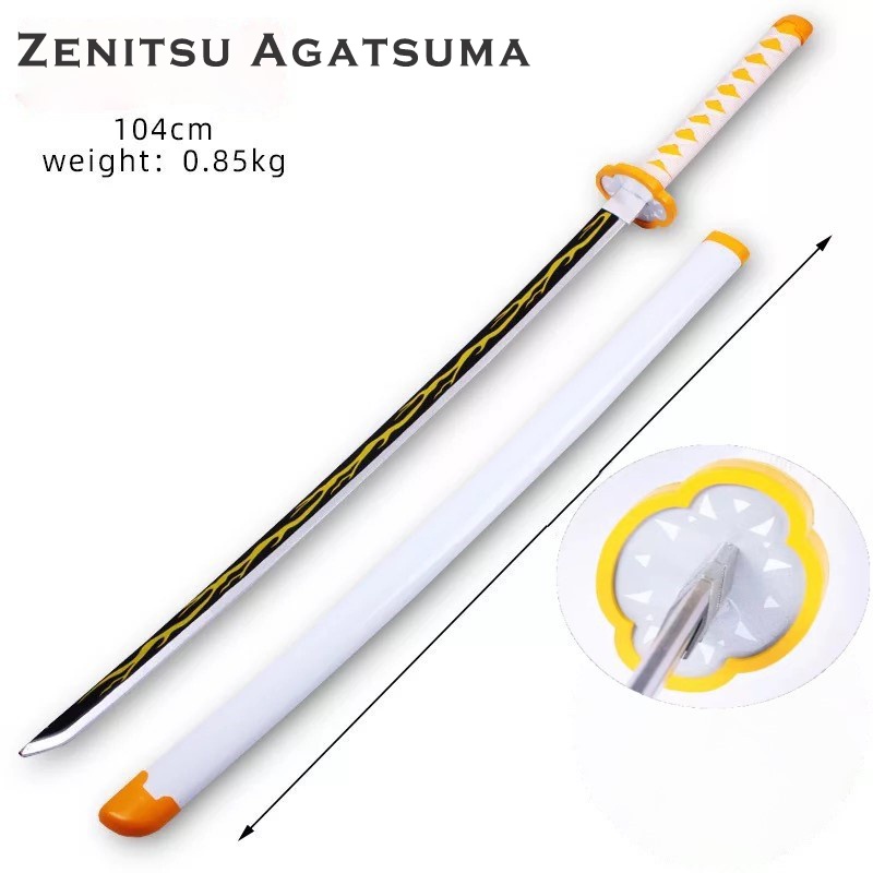 Demon Slayer Sword 104Cm Wooden Japanese Anime Tanjirou Zenitsu Giyu Cosplay Performance Weapon | Shopee Philippines 800_x_800_jpg