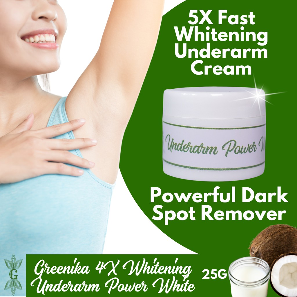 [ 5X WHITENING ] Greenika Underarm Power White for Whiter Armpits Dark