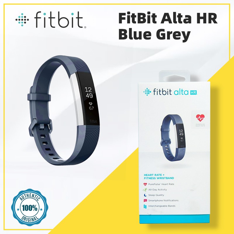 Black Small A Fitbit Alta HR Fitness Activity Tracker with Heart Rate