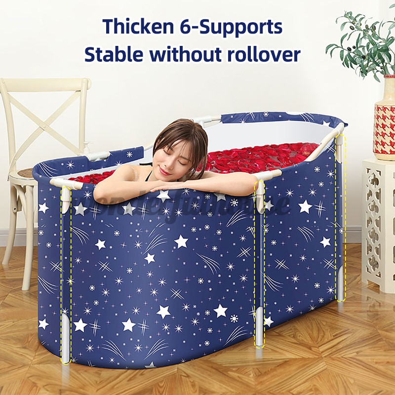 3 Styles Folding Bathtub Water Tub Indoor Outdoor Portable Adult Spa Bath Bucket Shopee