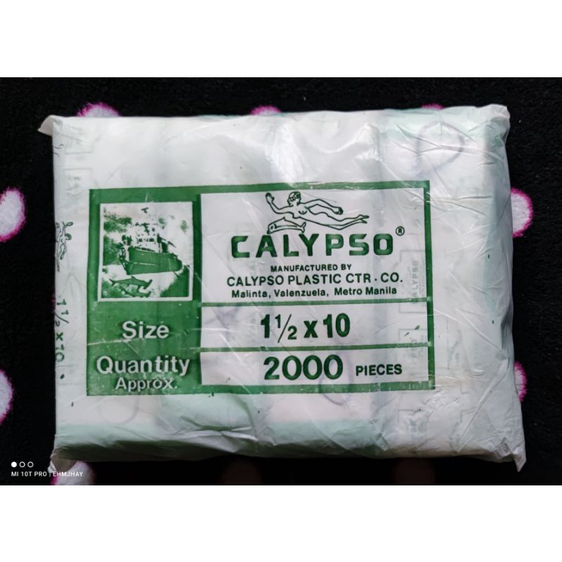 Calypso Clear Plastic Bag 1.5x10,2x10,4x6,4x8,6x10 Shopee Philippines
