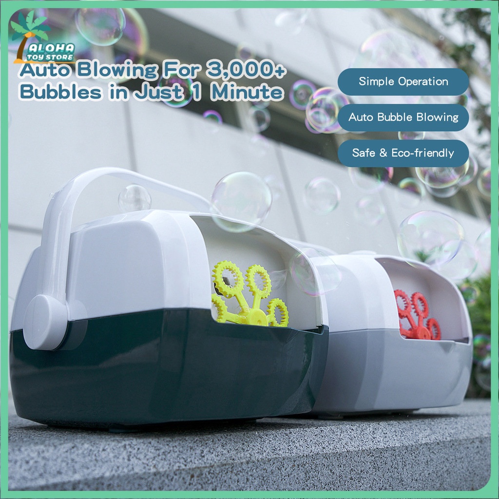 Suitcase Automatic Bubble Machine Wedding Stage OneClick Bubble with